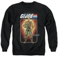 thumbnail image 1 of G.I. Joe Duke Card Unisex Adult Crewneck Sweatshirt, Black, X-Large, 1 of 2