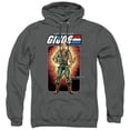 thumbnail image 1 of G.I. Joe Duke Card Unisex Adult Pull-Over Hoodie, Charcoal, Small, 1 of 5
