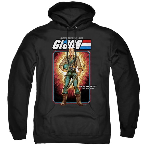 G.I. Joe Duke Card Unisex Adult Pull-Over Hoodie,Duke, 5X-Large