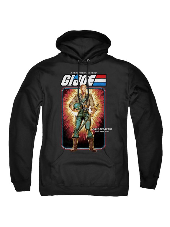G.I. Joe Duke Card Unisex Adult Pull-Over Hoodie,Duke, Small