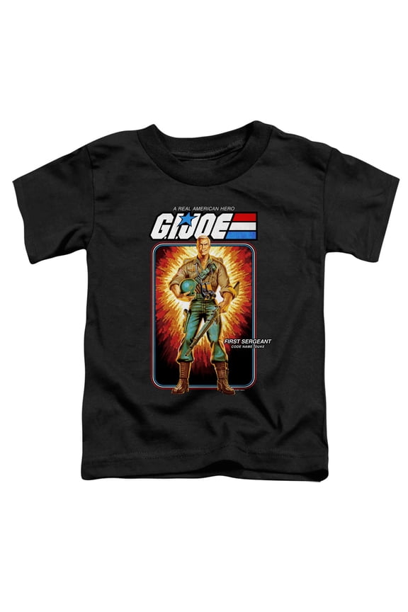 G.I. Joe Duke Card Unisex Toddler T Shirt, Black, 3