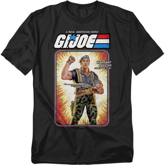 G.I. Joe T-Shirt Flint Card Unisex Graphic Tee For Men & Women