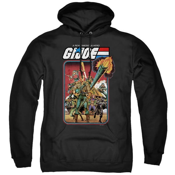 G.I. Joe Hero Group Unisex Adult Pull-Over Hoodie,Hero Group, 3X-Large