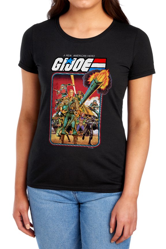 G.I. Joe Hero Group Women's T Shirt, Black, Small