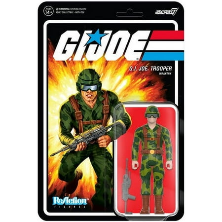 G. I. Joe Infantry Trooper Goggles 3.75" ReAction Figure Super7