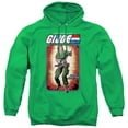thumbnail image 1 of G.I. Joe Lady Jaye Card Unisex Adult Pull-Over Hoodie, Kelly Green, Large, 1 of 5