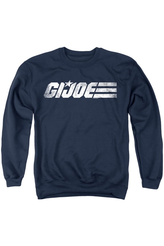 Mono Logo Unisex Adult Crewneck Sweatshirt, Navy, Small