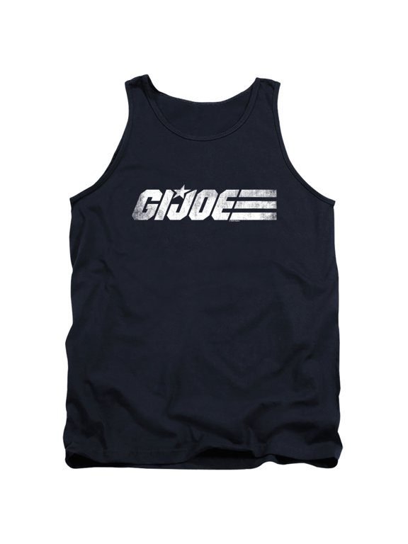 Mono Logo Unisex Adult Tank Top, Navy, Small