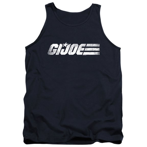 G.I. Joe Mono Logo Unisex Adult Tank Top, Navy, Small