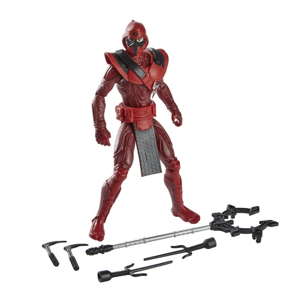 G.I. Joe Origins: Snake Eyes Red Ninja Kids Toy Action Figure For Boys and Girls (8”)
