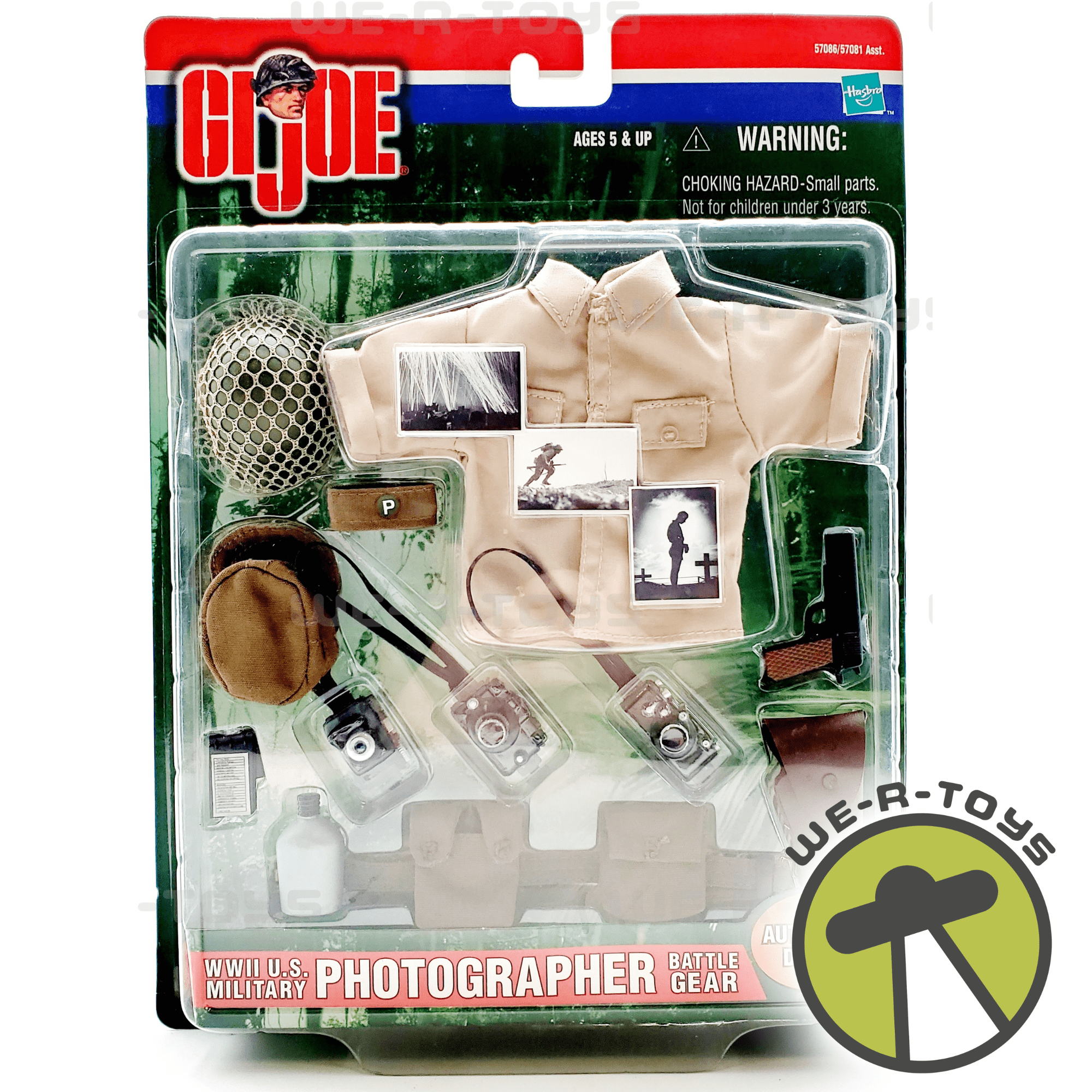 G.I. Joe Photographer Battle Gear Action Figure 2000 Hasbro 57086