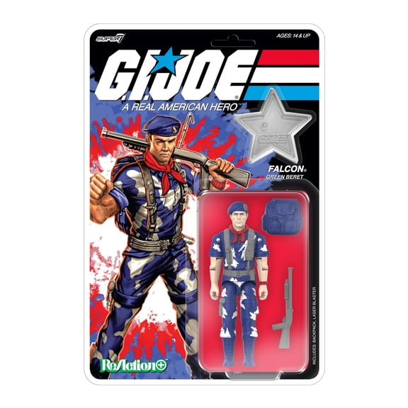 G.I. Joe ReAction+ Wave 08 (250th/Walmart XCL) - LT. Falcon (America's 250th Anniversary)