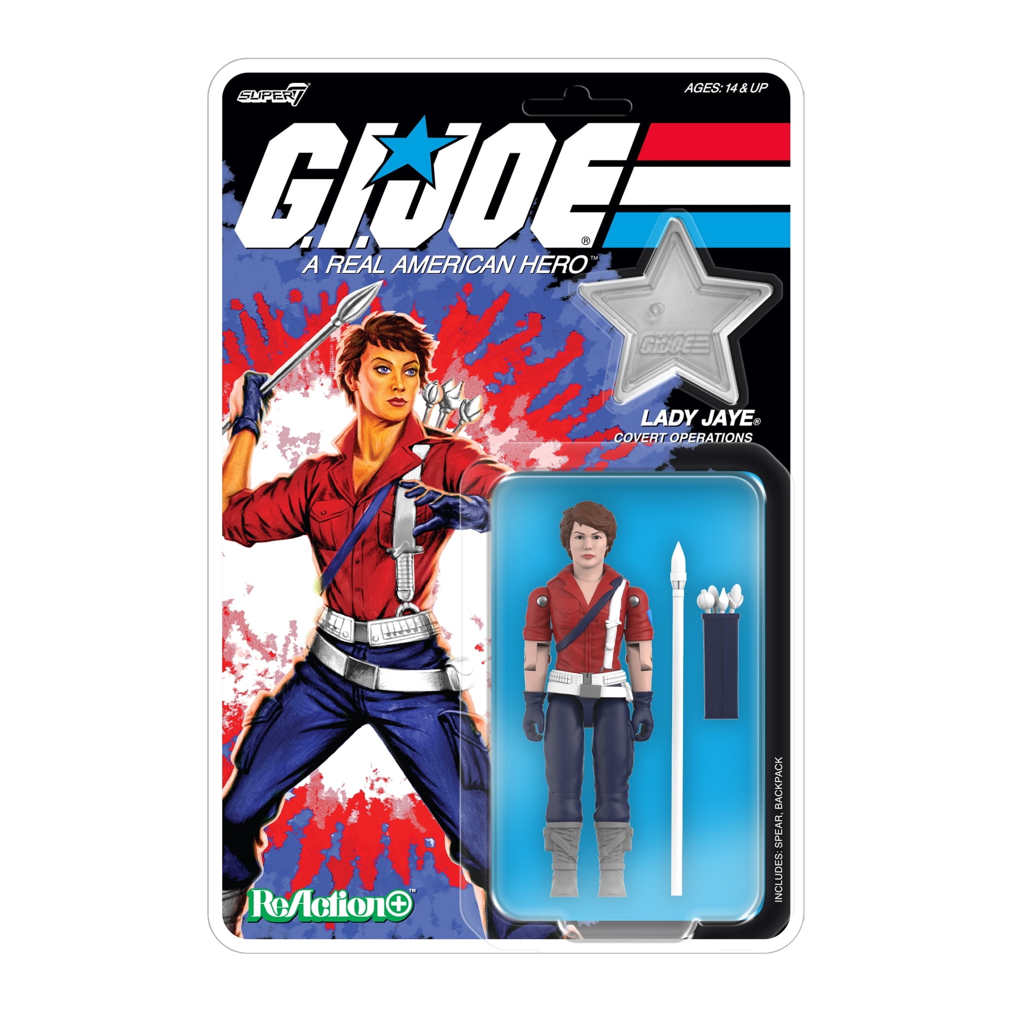G.I. Joe ReAction+ Wave 08 (250th/Walmart XCL) - Lady Jaye