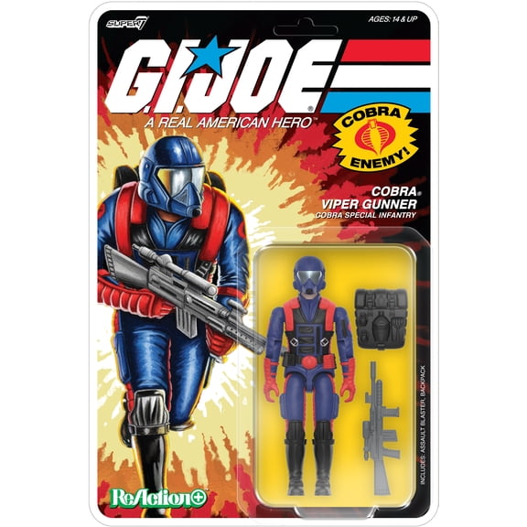 G.I. Joe - ReAction+ Wv9 - Cobra Viper Gunner