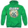 thumbnail image 1 of G.I. Joe Real American Hero Unisex Adult Pull-Over Hoodie, Kelly Green, X-Large, 1 of 5