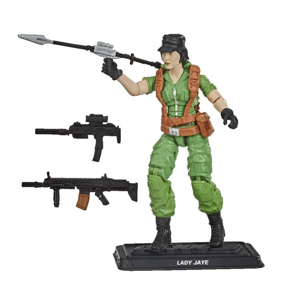G.I. Joe: Retro Collection Lady Jaye Kids Toy Action Figure for Boys and Girls Ages 4 5 6 7 8 and Up (3.75)