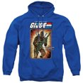 thumbnail image 1 of G.I. Joe Roadblock Card Unisex Adult Pull-Over Hoodie, Royal, Medium, 1 of 5