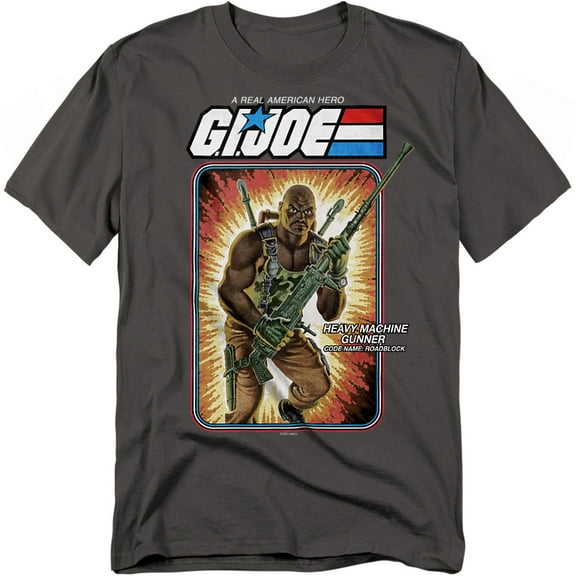 G.I. Joe T-Shirt Roadblock Card Unisex Graphic Tee For Men & Women