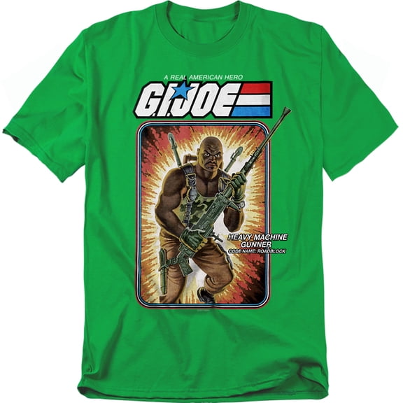 G.I. Joe T-Shirt Roadblock Card Unisex Graphic Tee For Men & Women