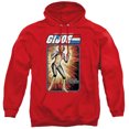 thumbnail image 1 of G.I. Joe Scarlett Card Unisex Adult Pull-Over Hoodie, Red, Large, 1 of 5