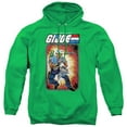 thumbnail image 1 of G.I. Joe Shipwreck Card Unisex Adult Pull-Over Hoodie, Kelly Green, X-Large, 1 of 5
