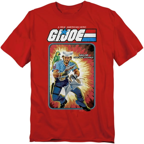 G.I. Joe T-Shirt Shipwreck Card Unisex Graphic Tee For Men & Women
