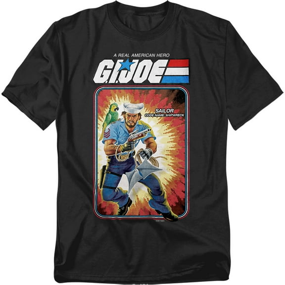 G.I. Joe T-Shirt Shipwreck Card Unisex Graphic Tee For Men & Women