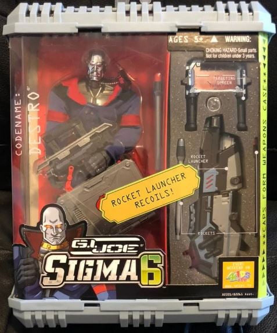 G.I. Joe Sigma 6 Destro Action Figure with Accessories 2006 Hasbro