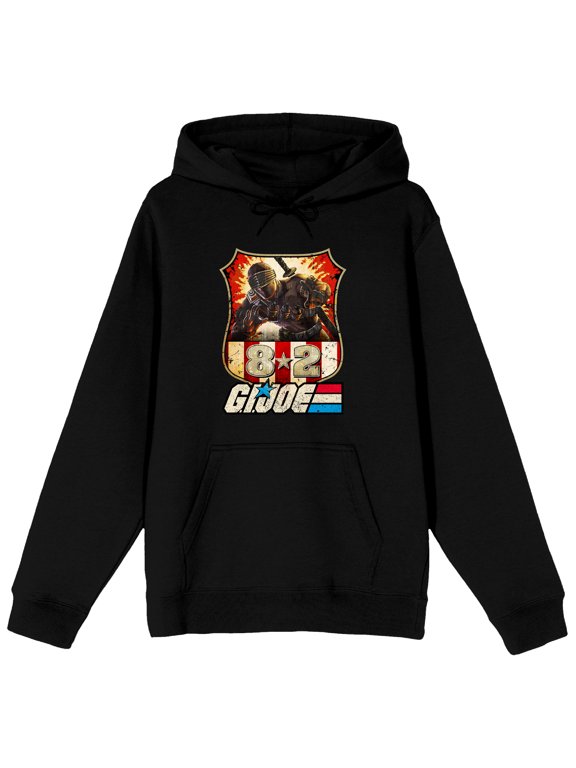 G.I. Joe Snake Eyes '82 Men's Black Graphic Hoodie-Small