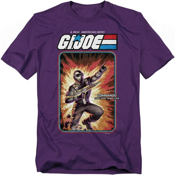 G.I. Joe T-Shirt Snake Eyes Card Unisex Graphic Tee For Men & Women