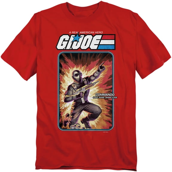G.I. Joe T-Shirt Snake Eyes Card Unisex Graphic Tee For Men & Women