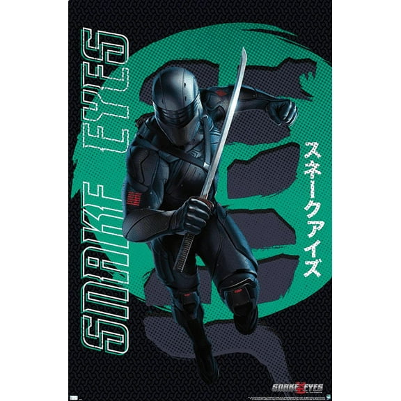 G.I. Joe: Snake Eyes - Green Wall Poster, 22.375" x 34"