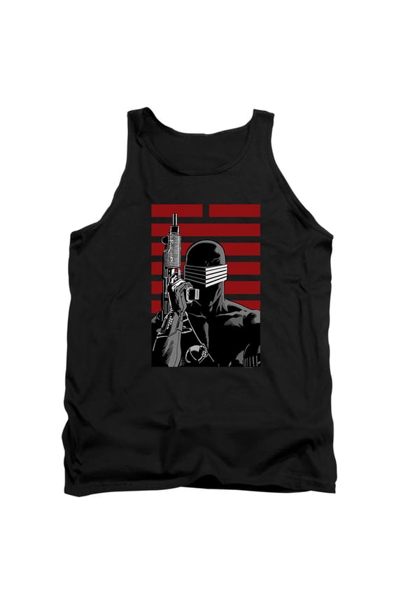 G.I. Joe Snake Eyes Ninja Unisex Adult Tank Top, Black, Small
