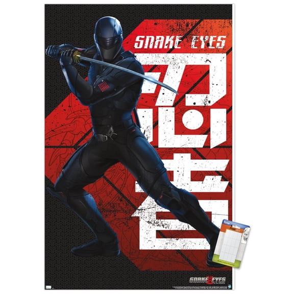 G.I. Joe: Snake Eyes - Pose Wall Poster, 22.375" x 34"
