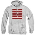 thumbnail image 1 of G.I. Joe Snake Eyes Symbol Unisex Adult Pull-Over Hoodie, Athletic Heather, Large, 1 of 5