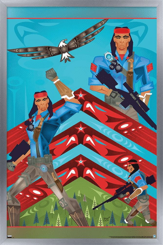 G.I. Joe - Spirit Wall Poster, 14.725" x 22.375", Framed