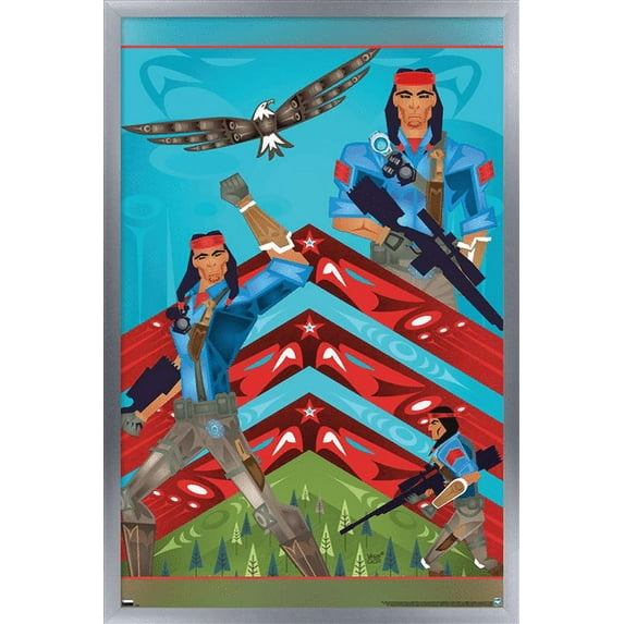 G.I. Joe - Spirit Wall Poster, 14.725" x 22.375", Framed