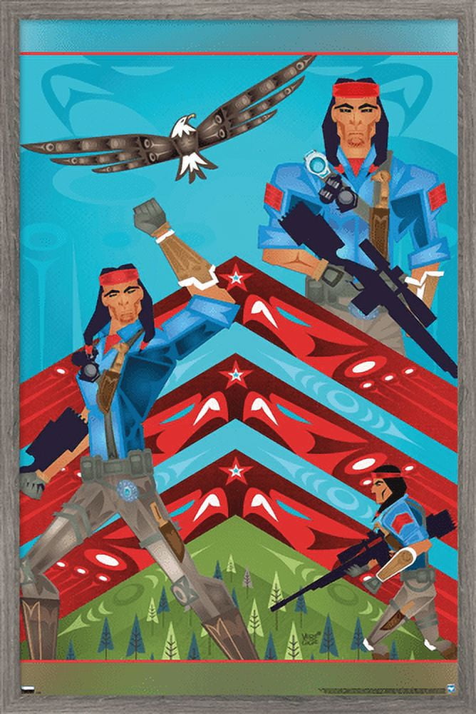 G.I. Joe - Spirit Wall Poster, 22.375" x 34", Framed