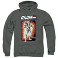 thumbnail image 1 of G.I. Joe Storm Shadow Card Unisex Adult Pull-Over Hoodie, Charcoal, Medium, 1 of 5