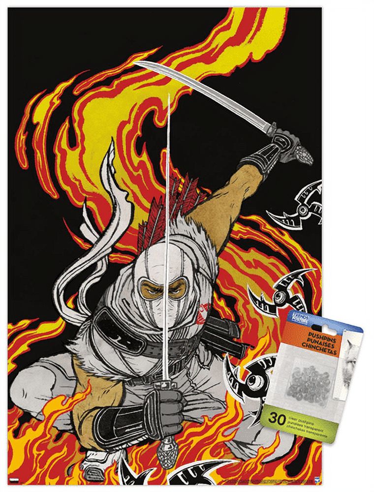 G.I. Joe - Storm Shadow Wall Poster with Pushpins, 14.725" x 22.375"