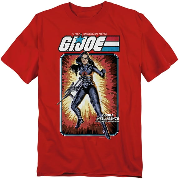 G.I. Joe T-Shirt Baroness Card Unisex Graphic Tee For Men & Women
