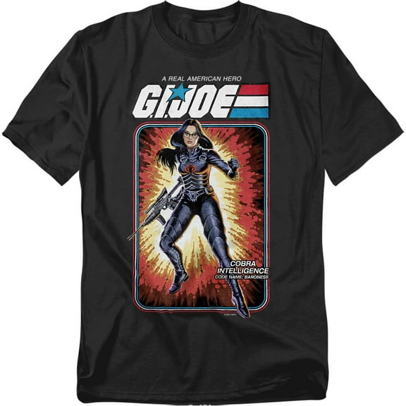 G.I. Joe T-Shirt Baroness Card Unisex Graphic Tee For Men & Women
