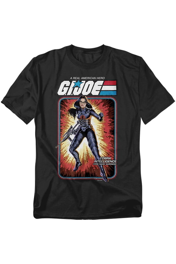 G.I. Joe T-Shirt Baroness Card Unisex Graphic Tee For Men & Women