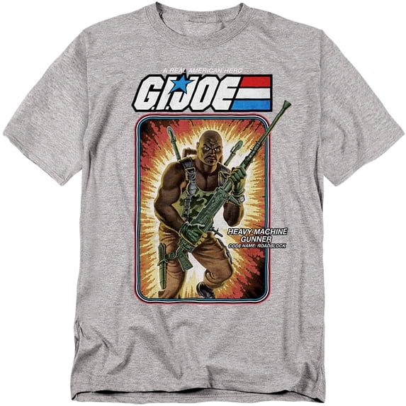 G.I. Joe T-Shirt Roadblock Card Unisex Graphic Tee For Men & Women
