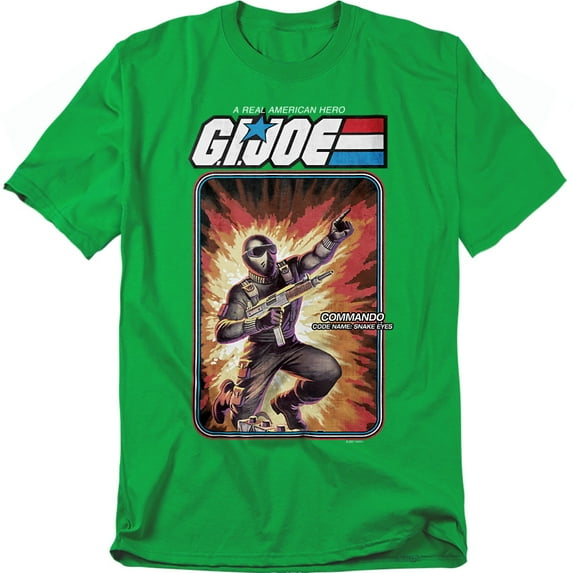 G.I. Joe T-Shirt Snake Eyes Card Unisex Graphic Tee For Men & Women