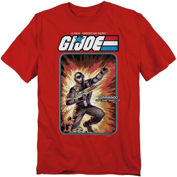 G.I. Joe T-Shirt Snake Eyes Card Unisex Graphic Tee For Men & Women