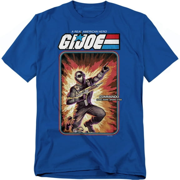 G.I. Joe T-Shirt Snake Eyes Card Unisex Graphic Tee For Men & Women