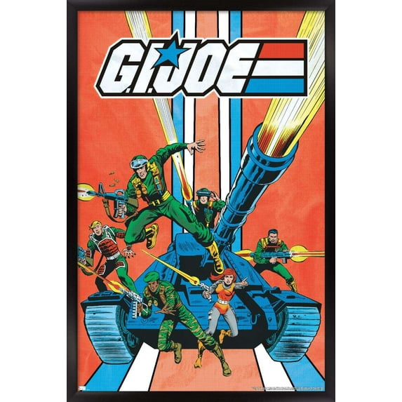 G.I. Joe - Tank Wall Poster, 14.725" x 22.375", Framed