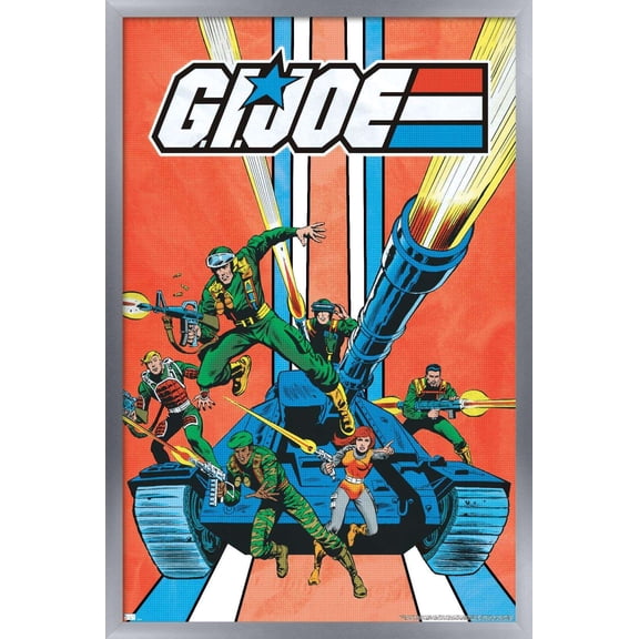 G.I. Joe - Tank Wall Poster, 22.375" x 34", Framed