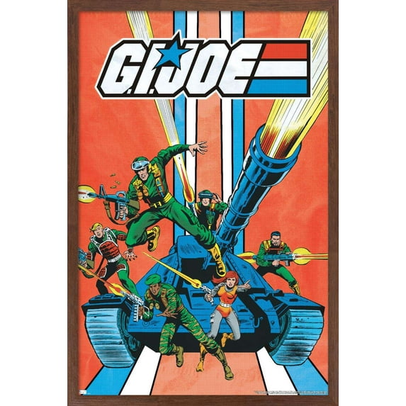 G.I. Joe - Tank Wall Poster, 22.375" x 34", Framed